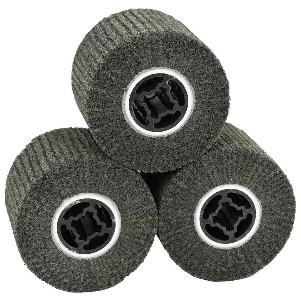Schleifrollen 3 pcs Braun 12 x 12 x 10 cm Synthetische Faser