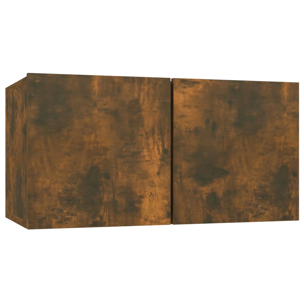 4-tlg. TV-Schrank-Set Weiß Holzwerkstoff