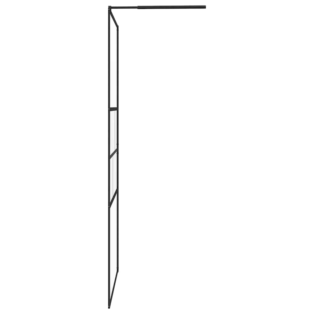 Duschwand für Begehbare Dusche mit Klarem ESG-Glas 80x195 cm