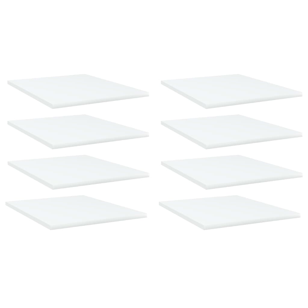 Bücherregal-Bretter 4 Stk. Weiß 40x10x1,5 cm Holzwerkstoff