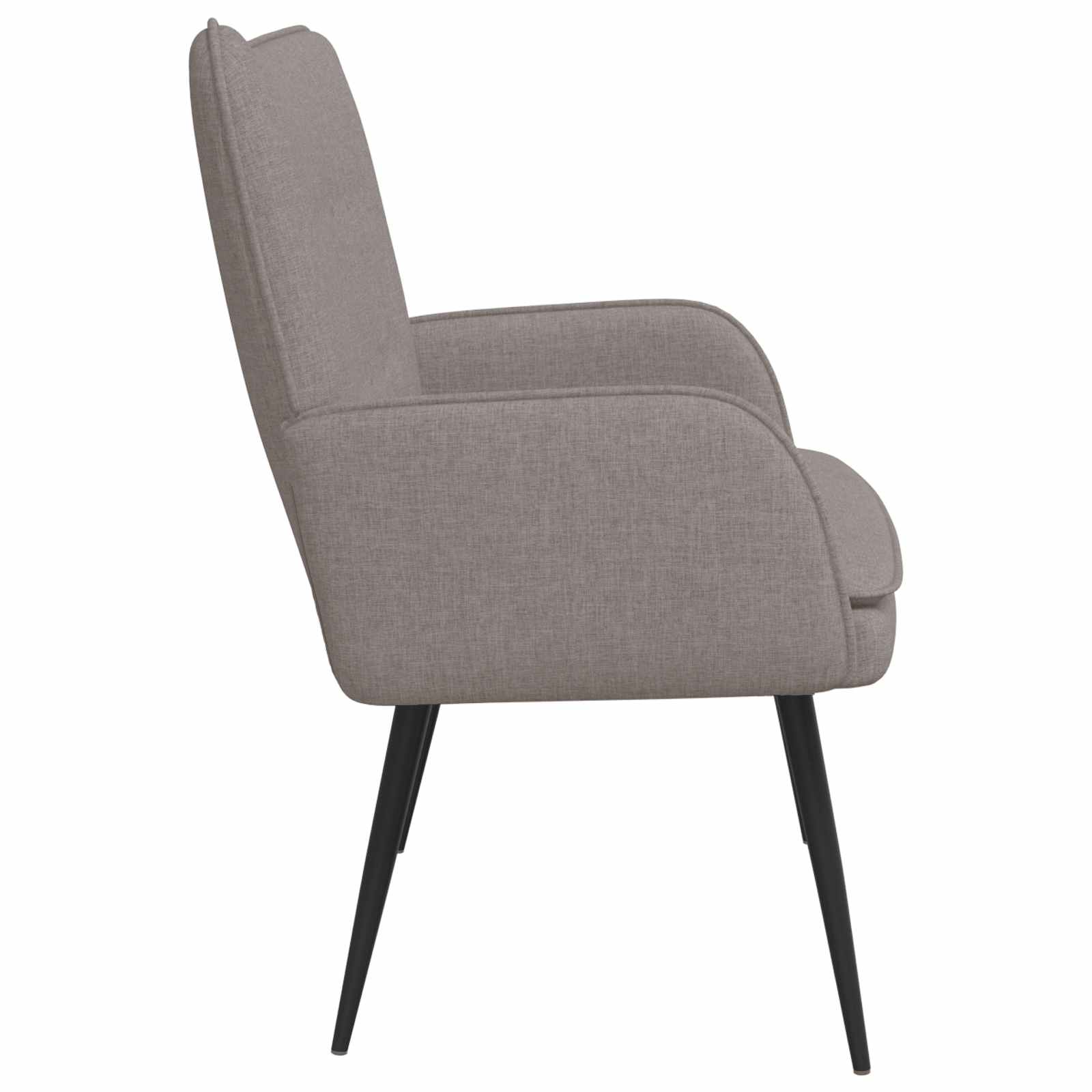 2-Sitzer Sofa Hellgrau 115 x 61 x 87 cm Stoff