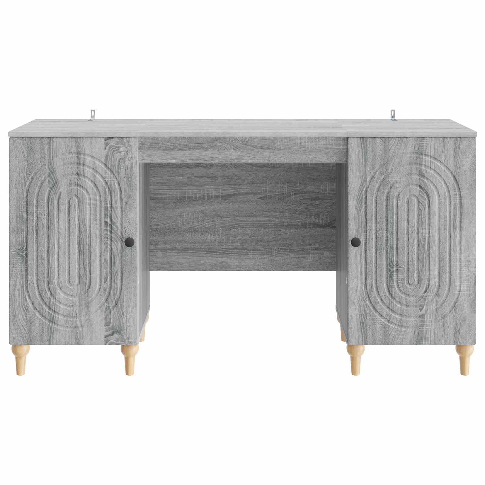 Schreibtisch mit Regal Schwarz 142,5 x 50 x 75 cm Holzwerkstoff