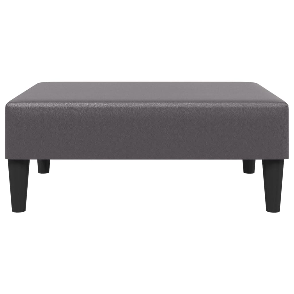 Fußhocker Schwarz 77x55x31 cm Kunstleder
