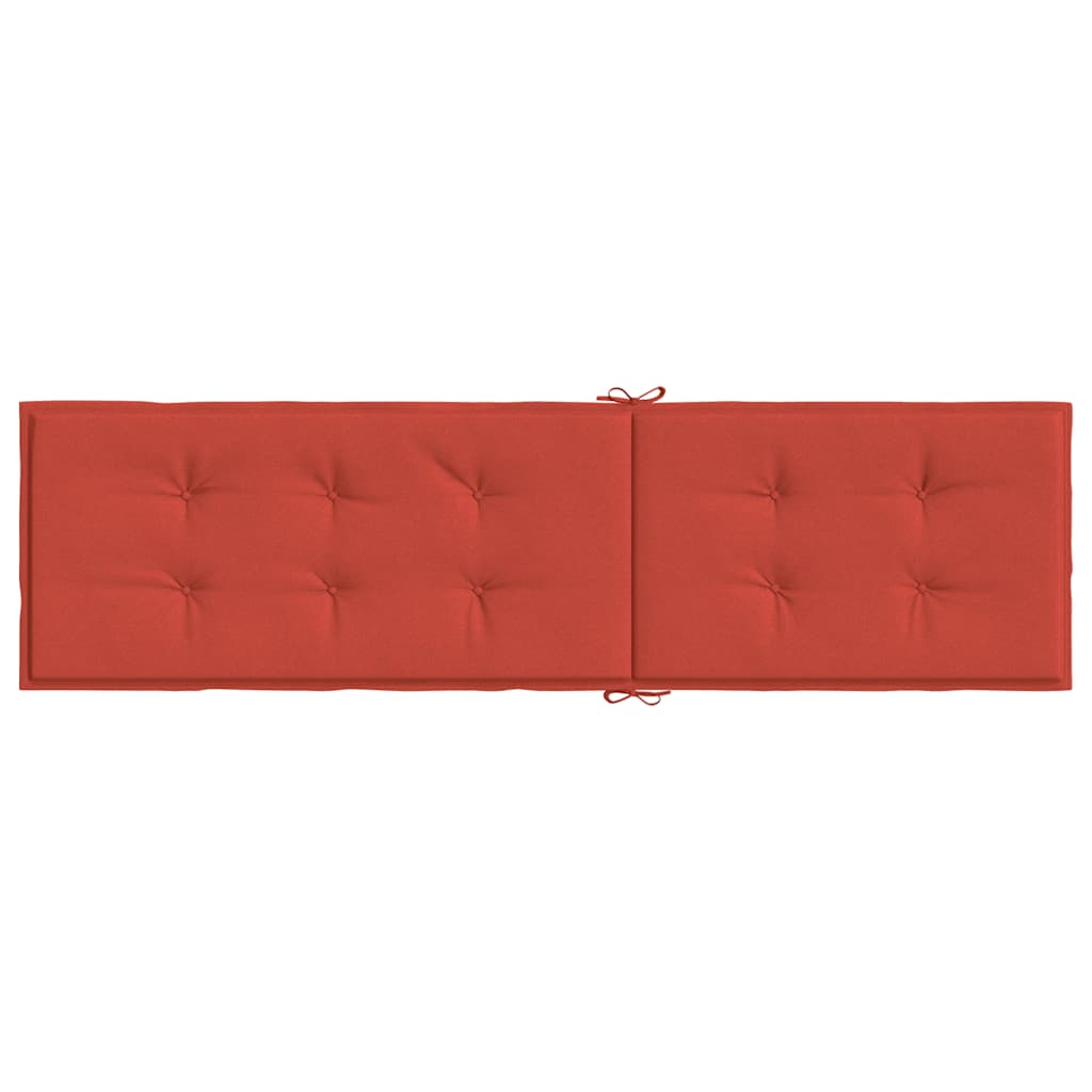 Liegestuhl-Auflage Melange Hellgrau (75+105) x 50 x 4 cm Stoff