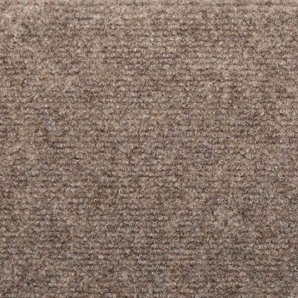 Stufenmatten Selbstklebend 15 Stk. 56x17x3 cm Hellbraun Halbrund