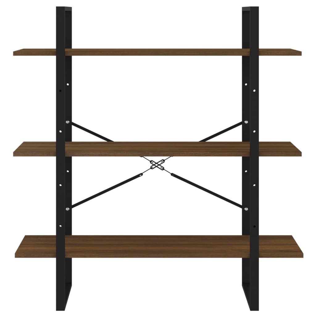 Bücherregal Weiß 100x30x105 cm Holzwerkstoff