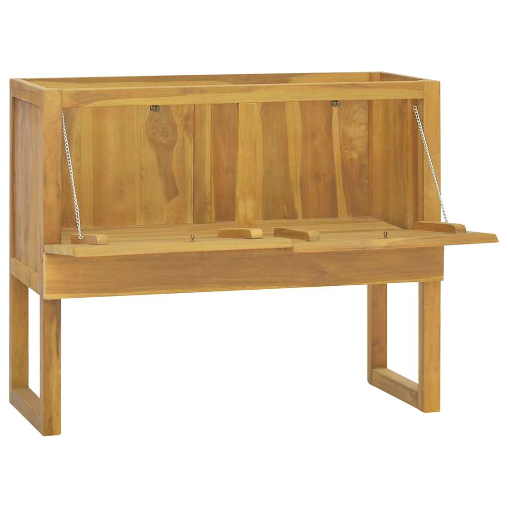 Badschrank 60x40x75 cm Massivholz Teak