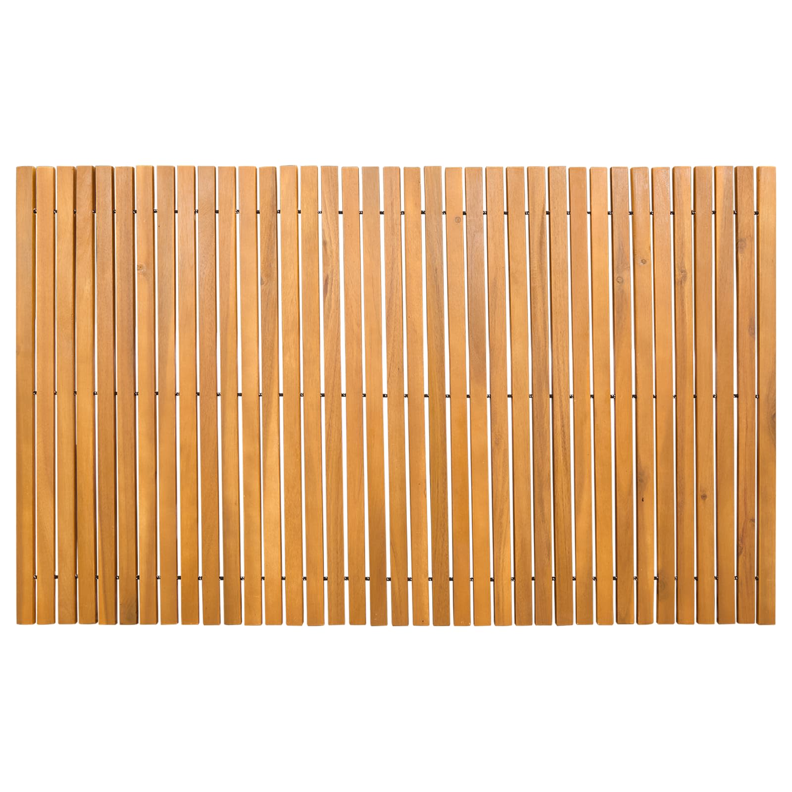 Badematte Braun 60 x 40 cm Massives Akazienholz