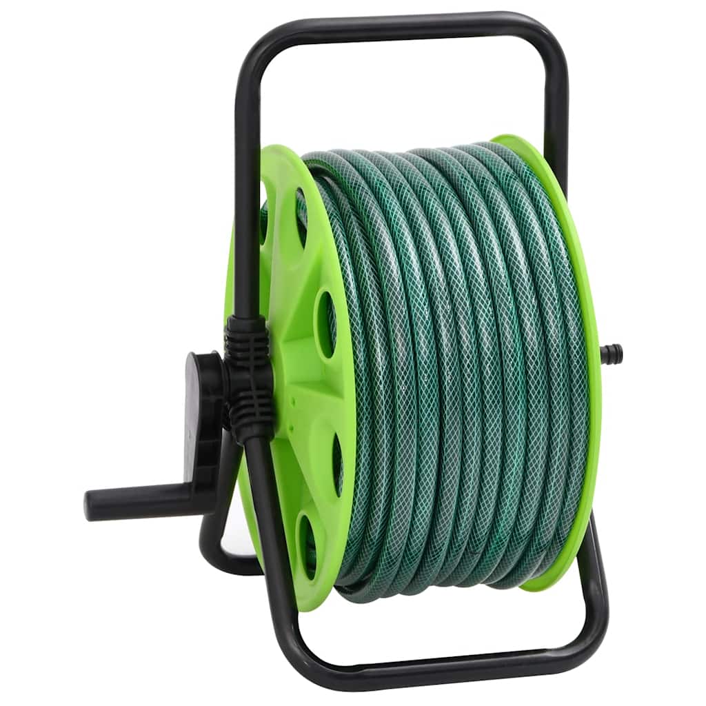 Schlauchtrommel Freistehend Grün mit 20 m Schlauch PVC