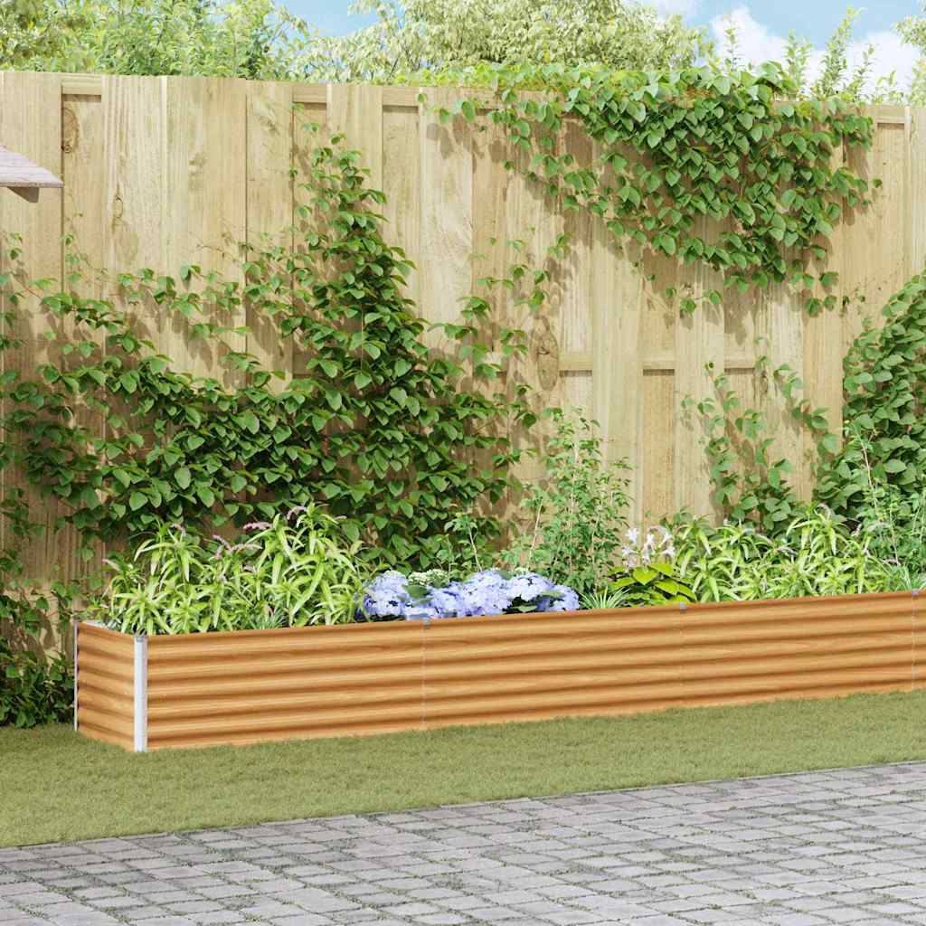 Garten-Hochbeet 100 x 50 x 36 cm Cortenstahl