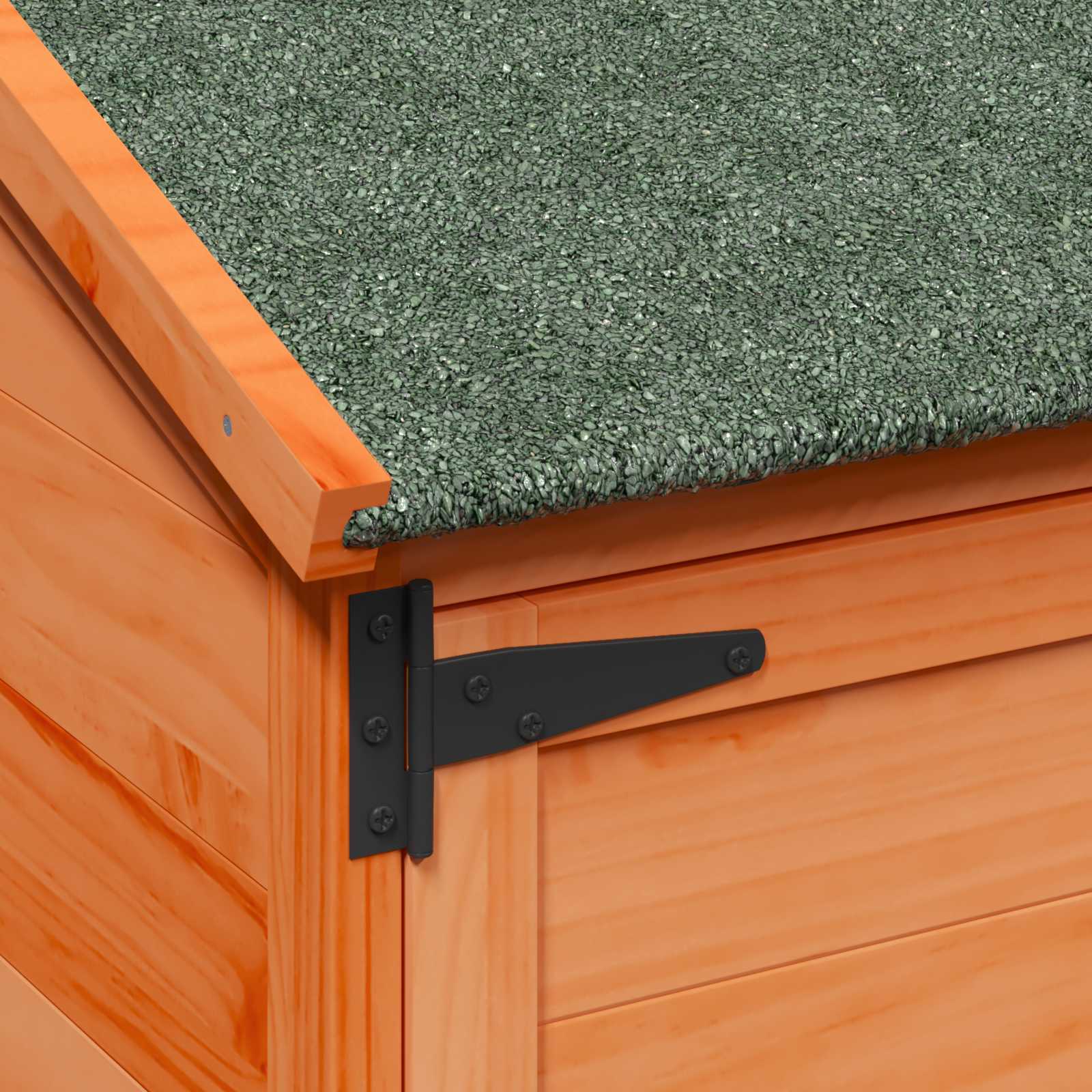 Gartenschuppen Natur 59 x 56 x 113,5 cm Massivholz aus Fichte