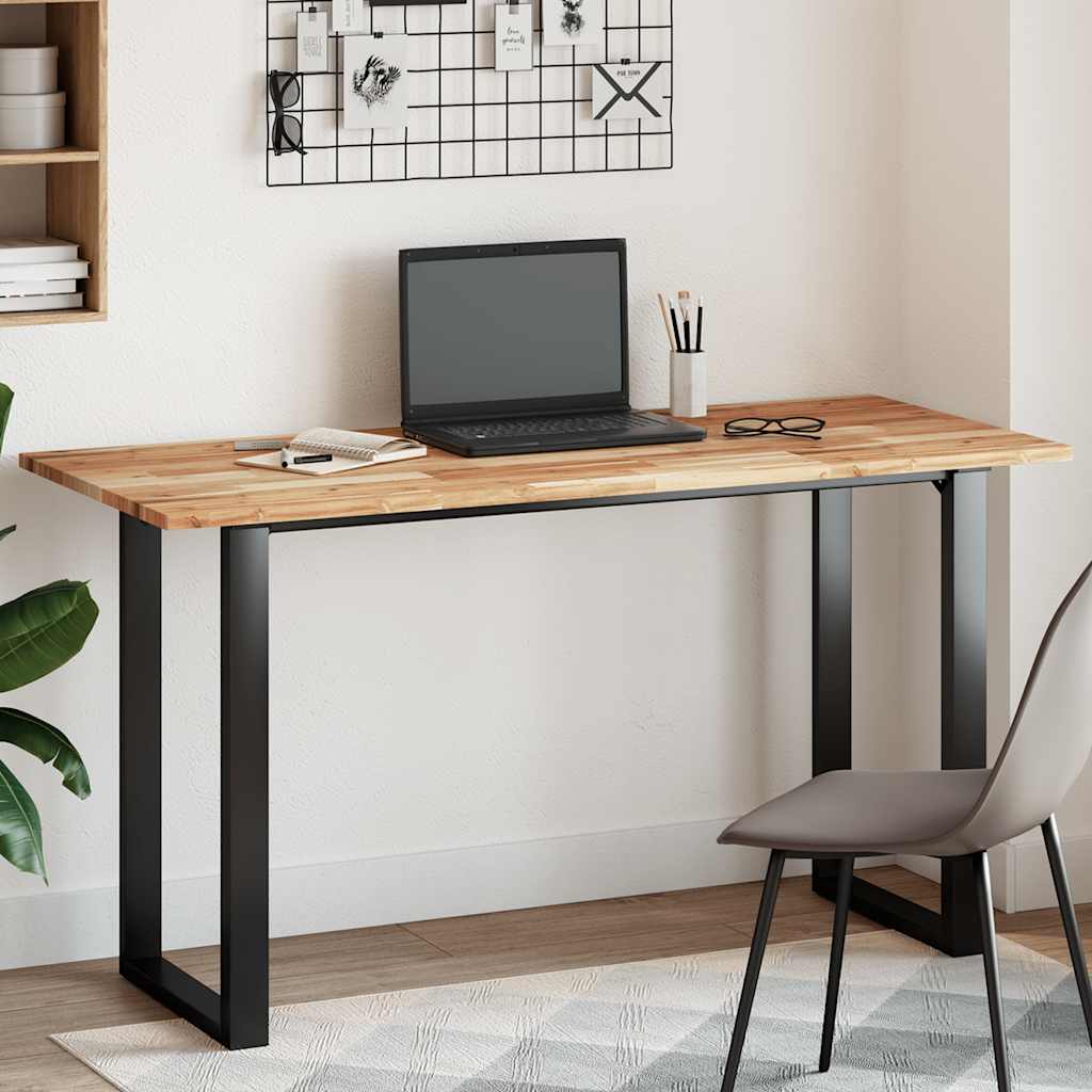Tischplatte Rechteckig 60x50x2 cm Massivholz Akazie