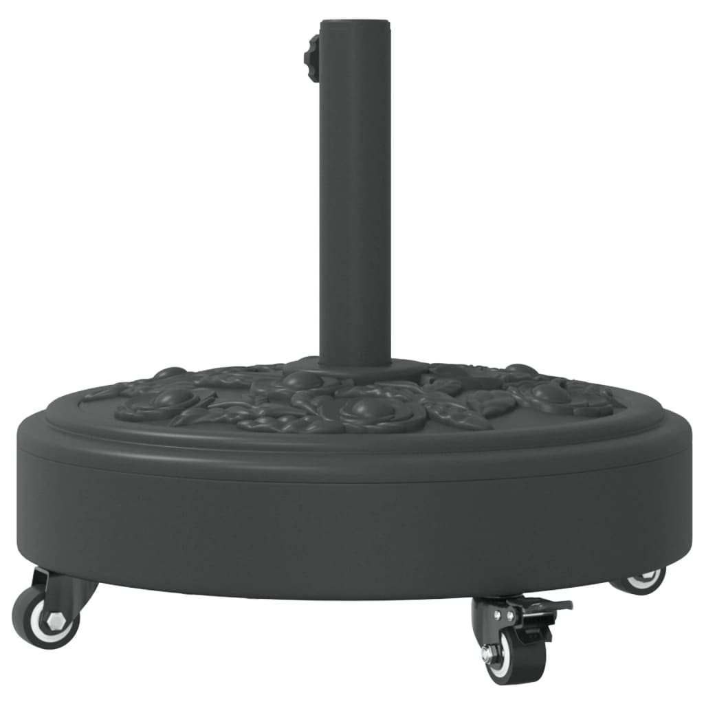 Sonnenschirmständer für Ø38/48 mm Mast 9 kg Halbrund