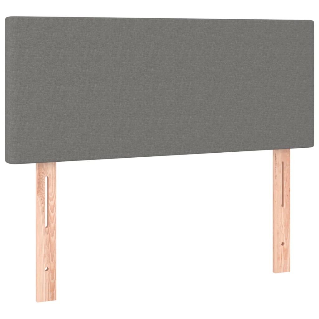 Kopfteil Hellgrau 80x5x118/128 cm Stoff