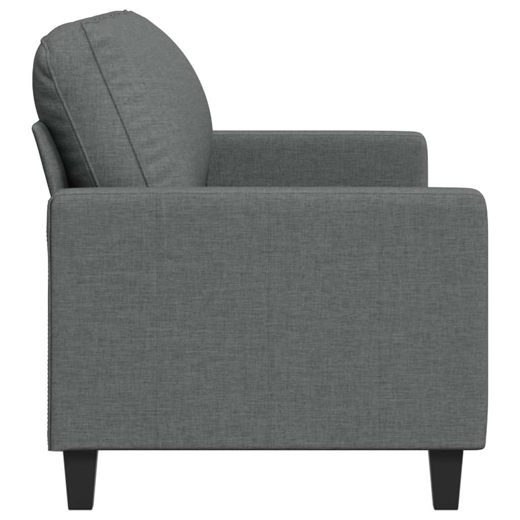 3-Sitzer-Sofa Hellgrau 180 cm Stoff