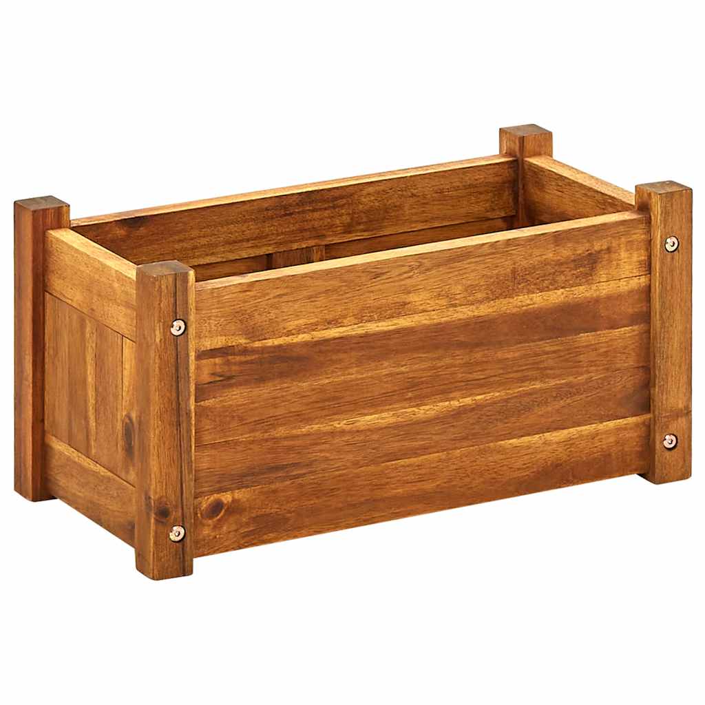 Garten-Hochbeet Akazienholz 76x27,6x25 cm