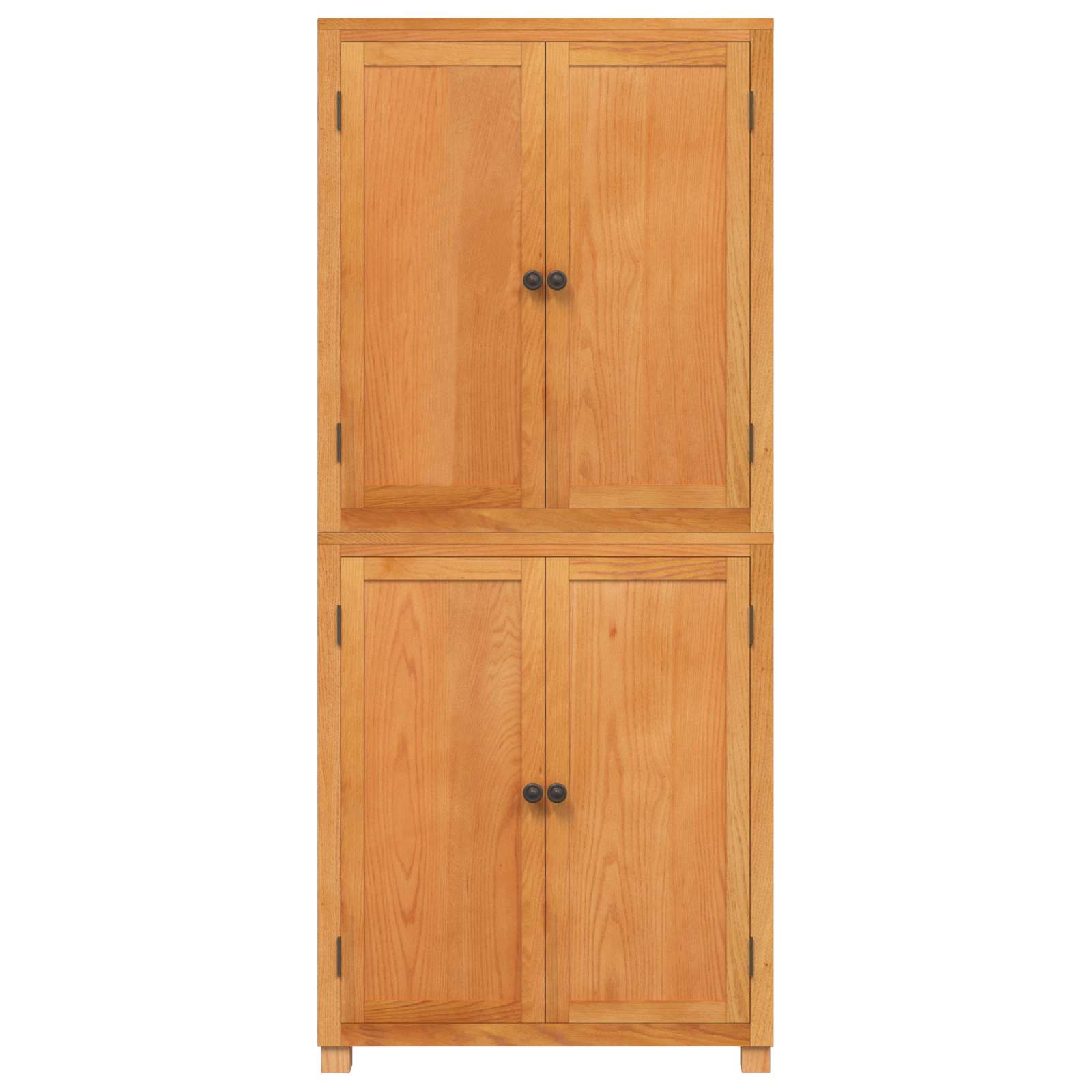 Aufbewahrungsmöbel-Set mit Regal 2 Stk. Natur 80 x 35 x 185 cm