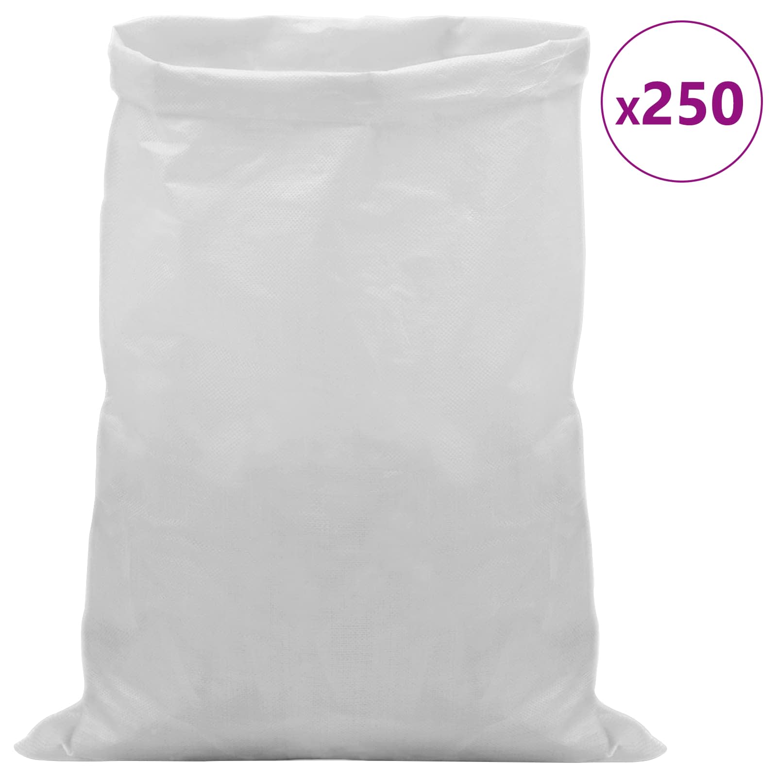 Gewebte Säcke 10 pcs Weiß 30 x 45 cm PP