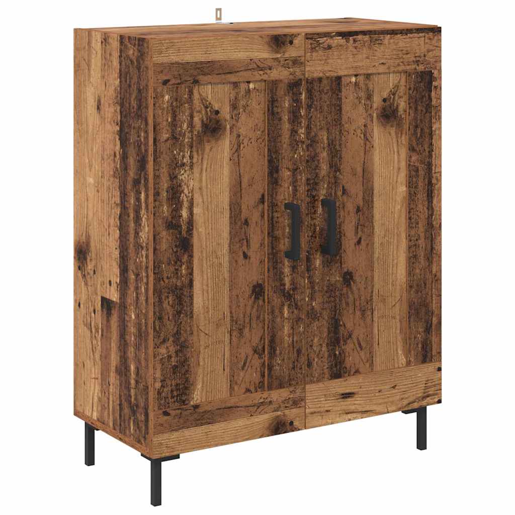 Highboard Betongrau 69,5x34x180 cm Holzwerkstoff