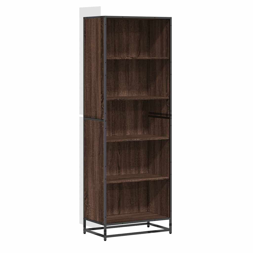 Bücherregal Schwarz 60x35x139 cm Holzwerkstoff