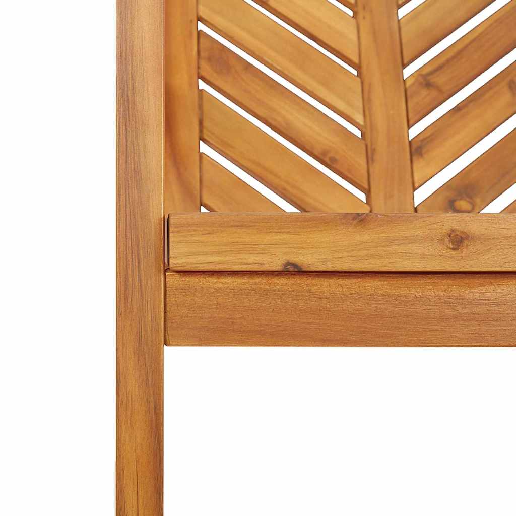 Garten Essgruppe 3 Stk. Braun Massivholz Akazie