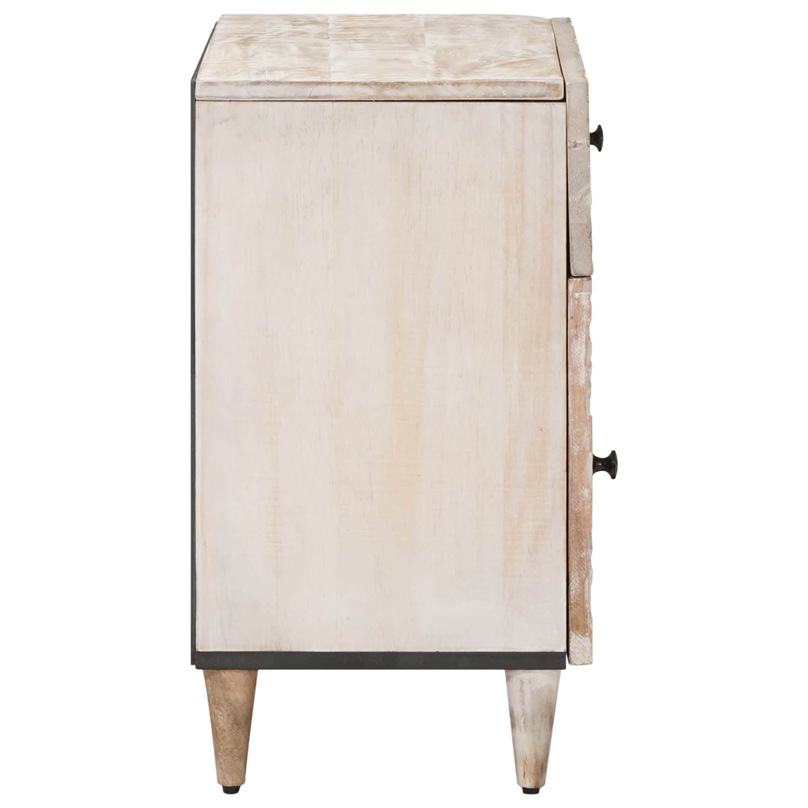 Bettkasten Braun 50 x 33 x 60 cm Massivholz Mango