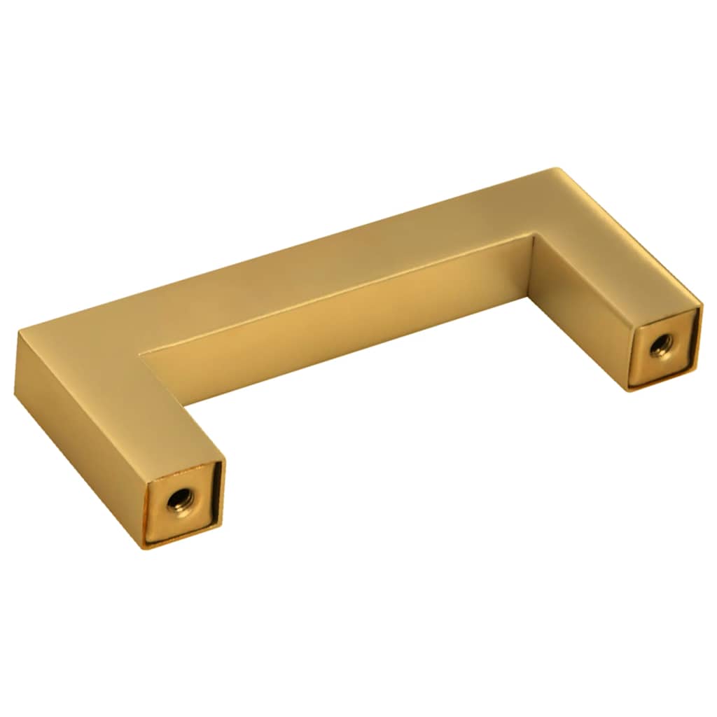 Möbelgriffe 10 Stk. Silbern 64 mm Edelstahl