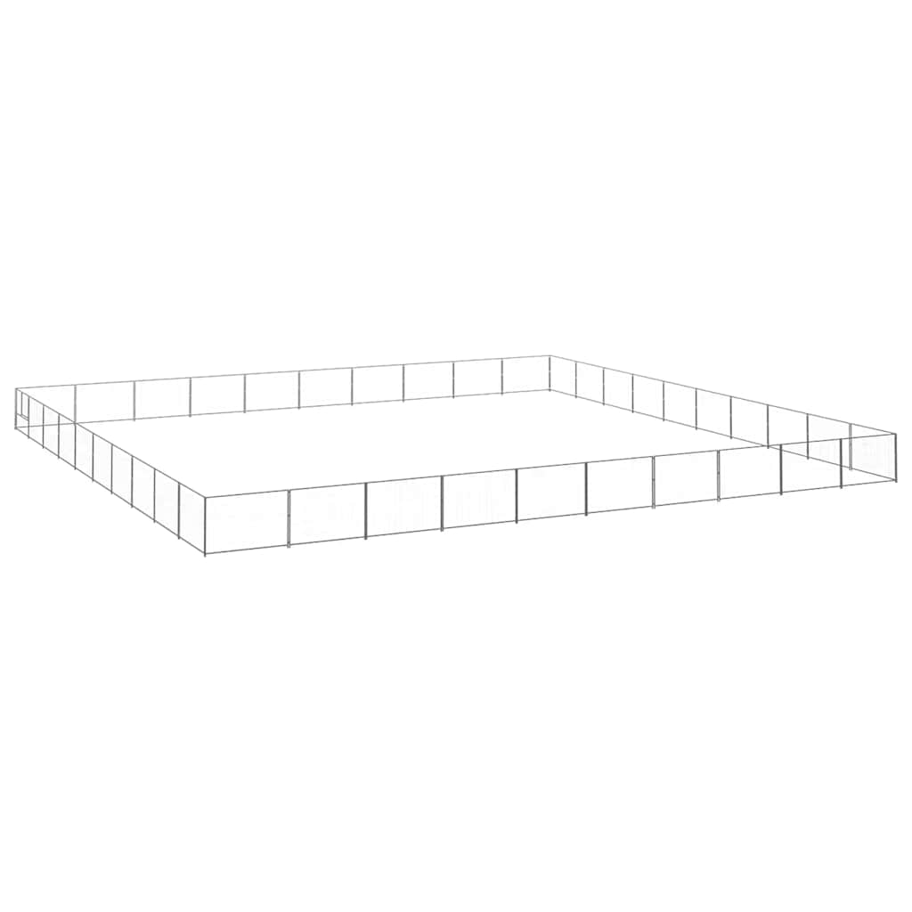 Hundezwinger Schwarz 4 m² Stahl