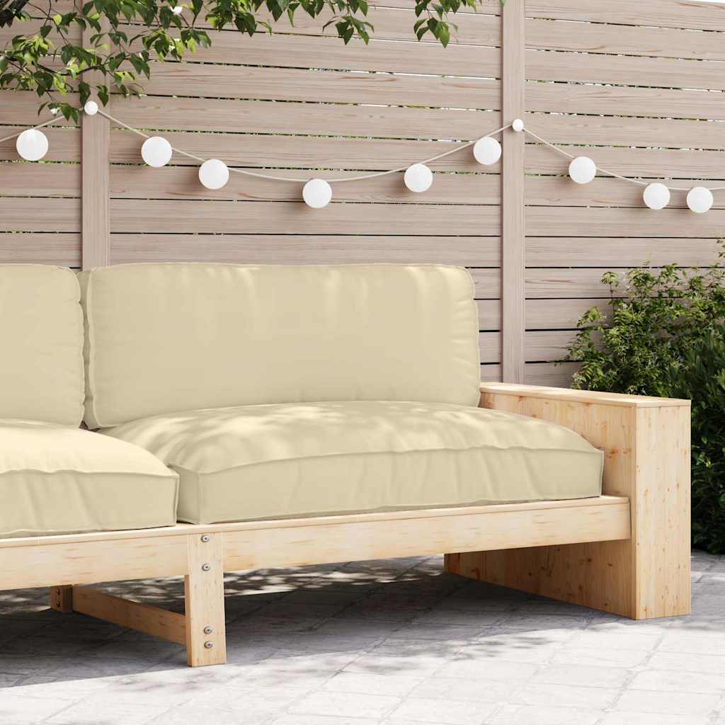 Kissen Anthrazit 120 x 80 x 12 cm Oxford-Stoff