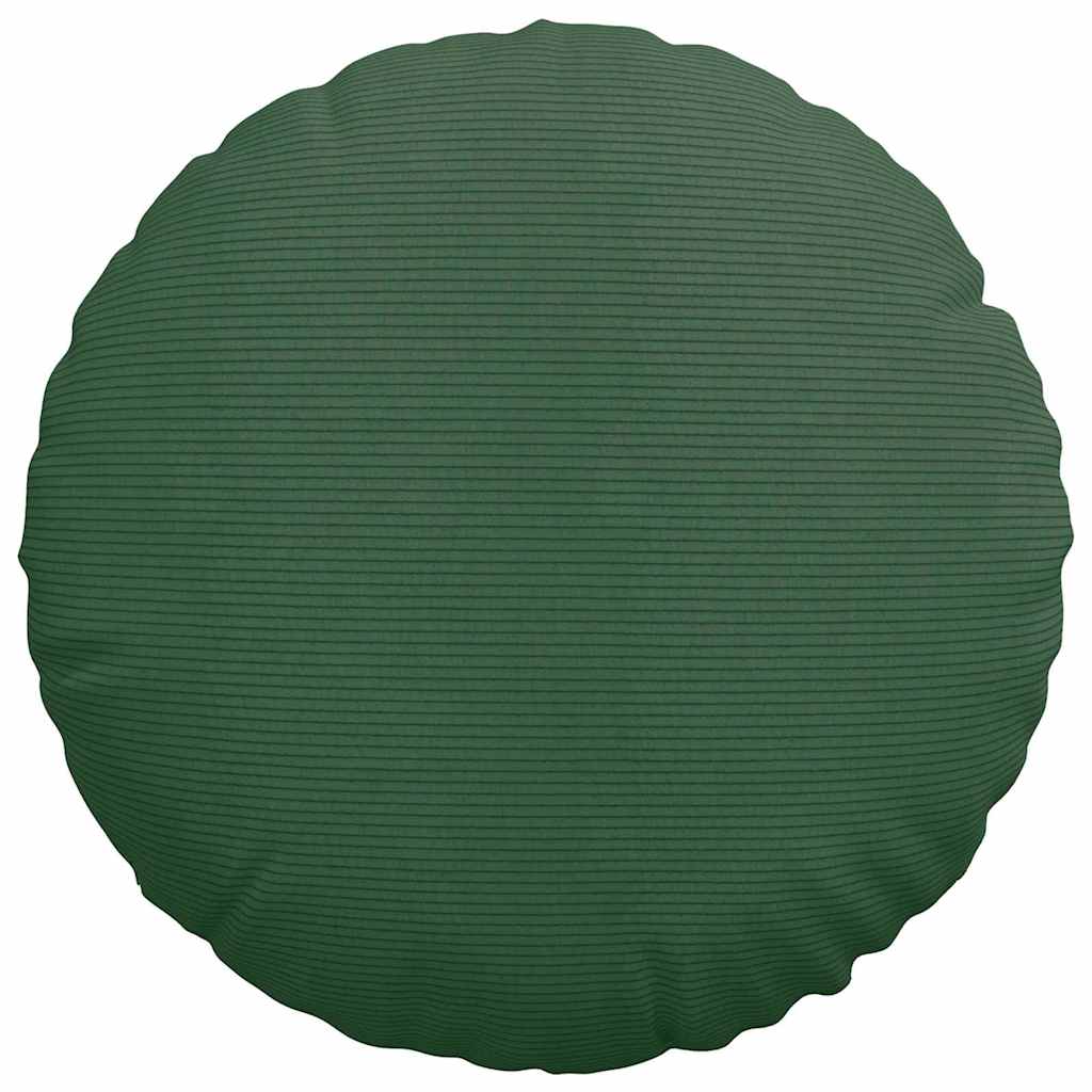 Sitzkissen 2 pcs Hellgrau Ø30 x 13 cm Cordstoff