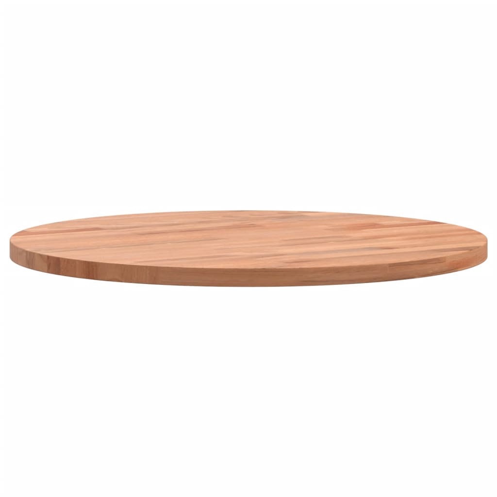 Tischplatte Ø30x1,5 cm Rund Massivholz Buche