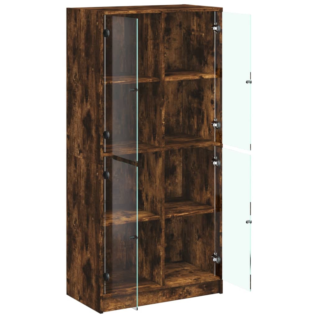 Bücherschrank mit Türen Weiß 136x37x142 cm Holzwerkstoff