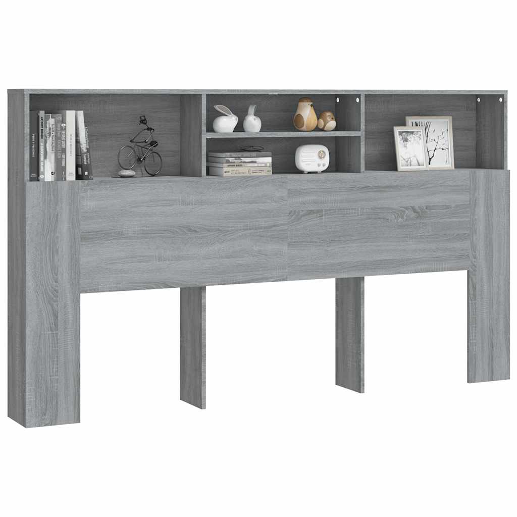 Bett-Kopfteil mit Ablagen Weiß 100x19x103,5 cm