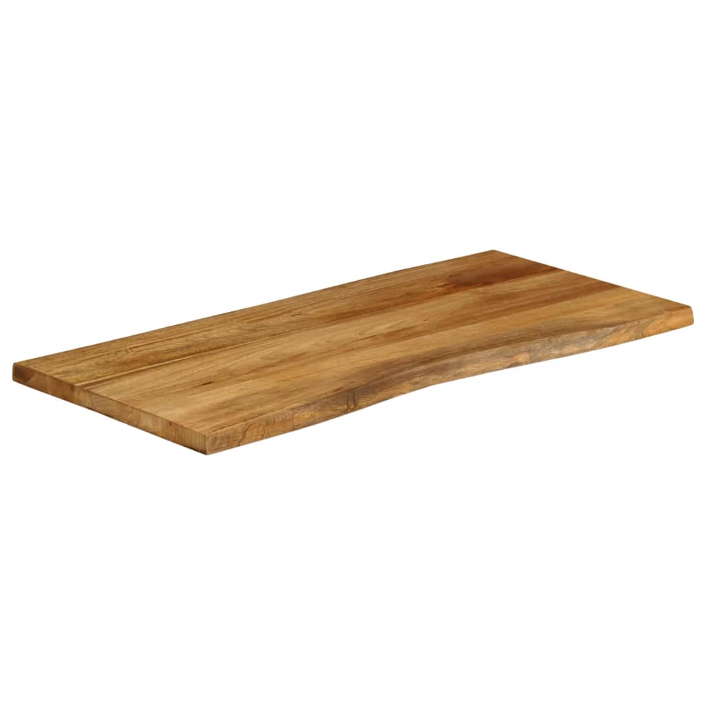 Tischplatte 40x40x2,5 cm Rechteckig Massivholz Akazie Baumkante