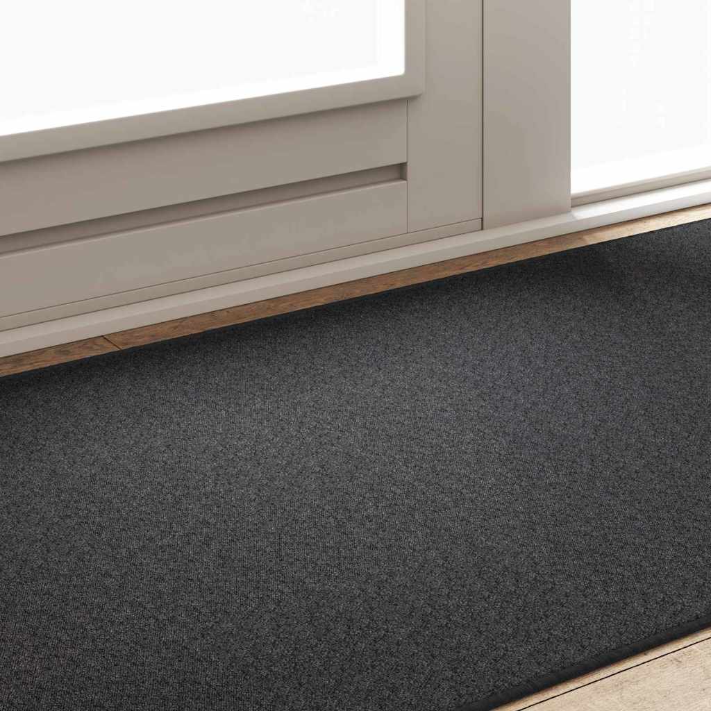 Teppichläufer Anthrazit 80 x 500 cm 100% Polypropylen