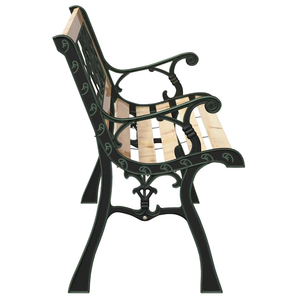 Gartenbank 122 cm Massivholz Tanne