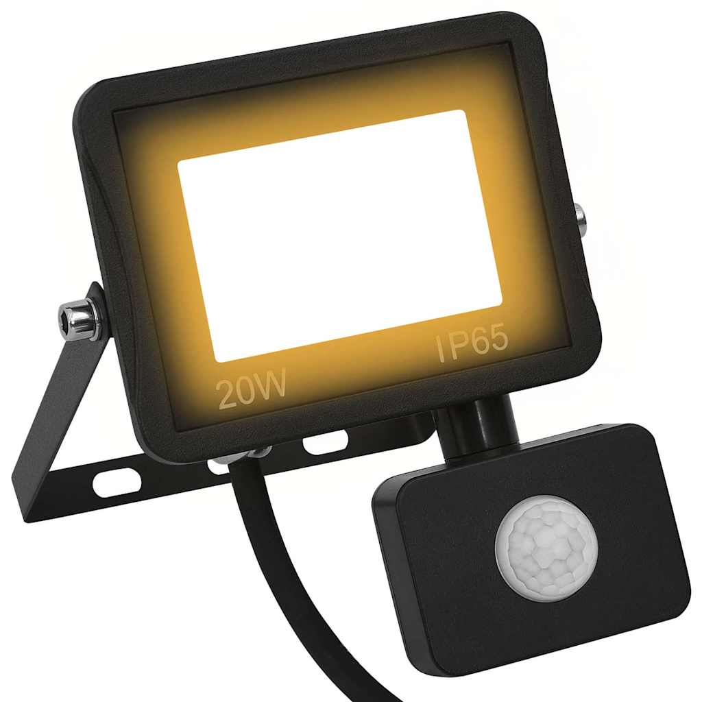 LED-Fluter mit Sensor 10W Warmweiß