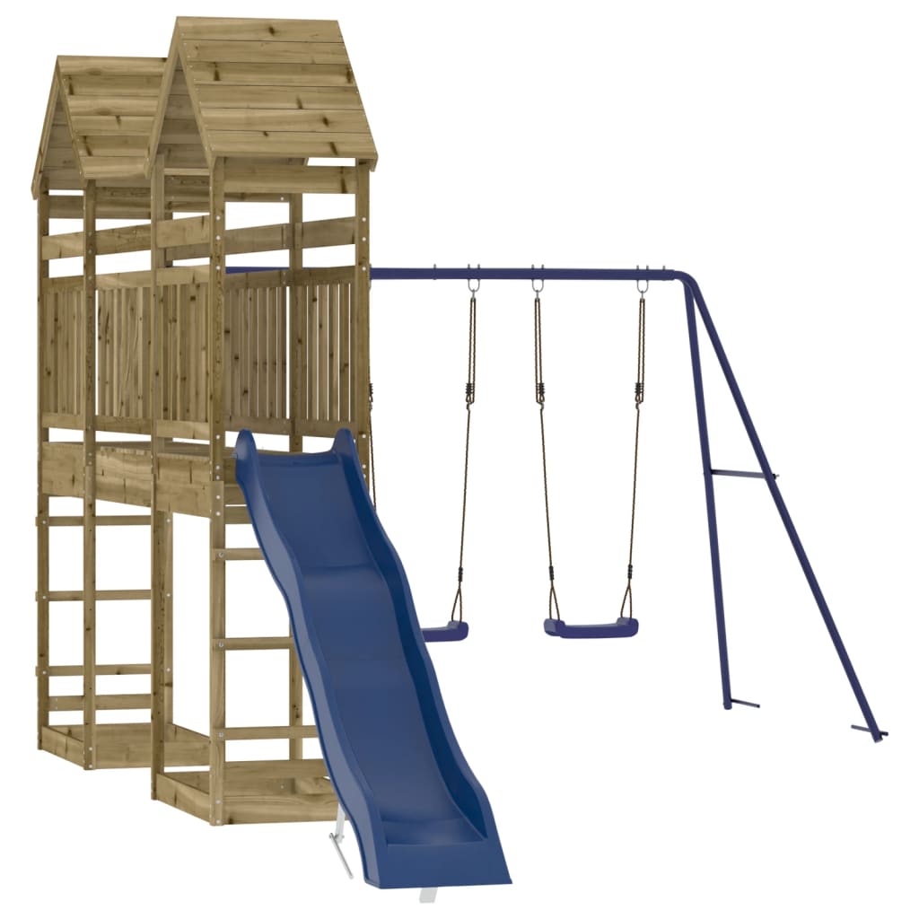 Spielturm Massivholz Kiefer