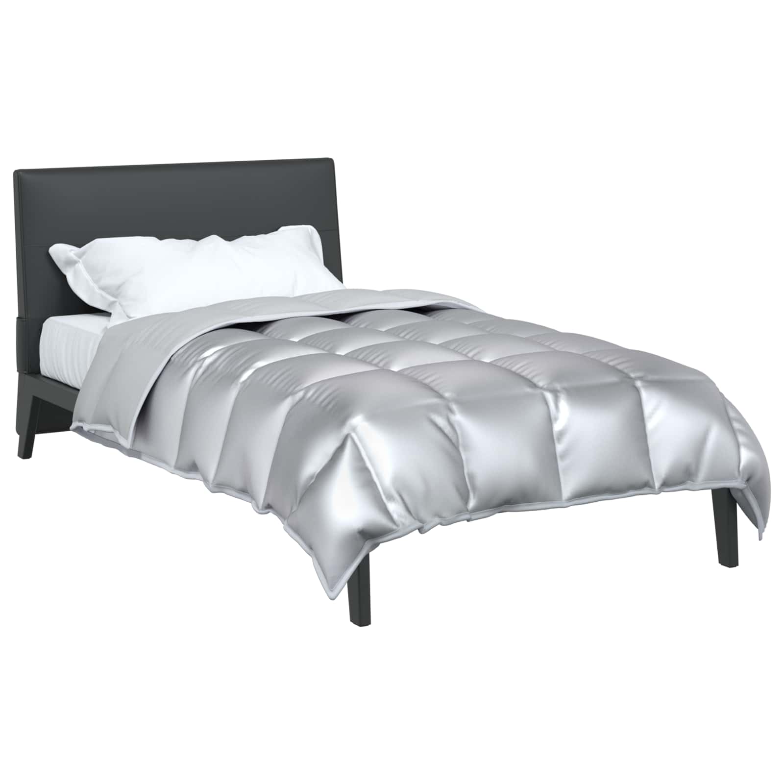 Winterbettdecke Gold 135 x 200 cm Satin und Mikrofaser