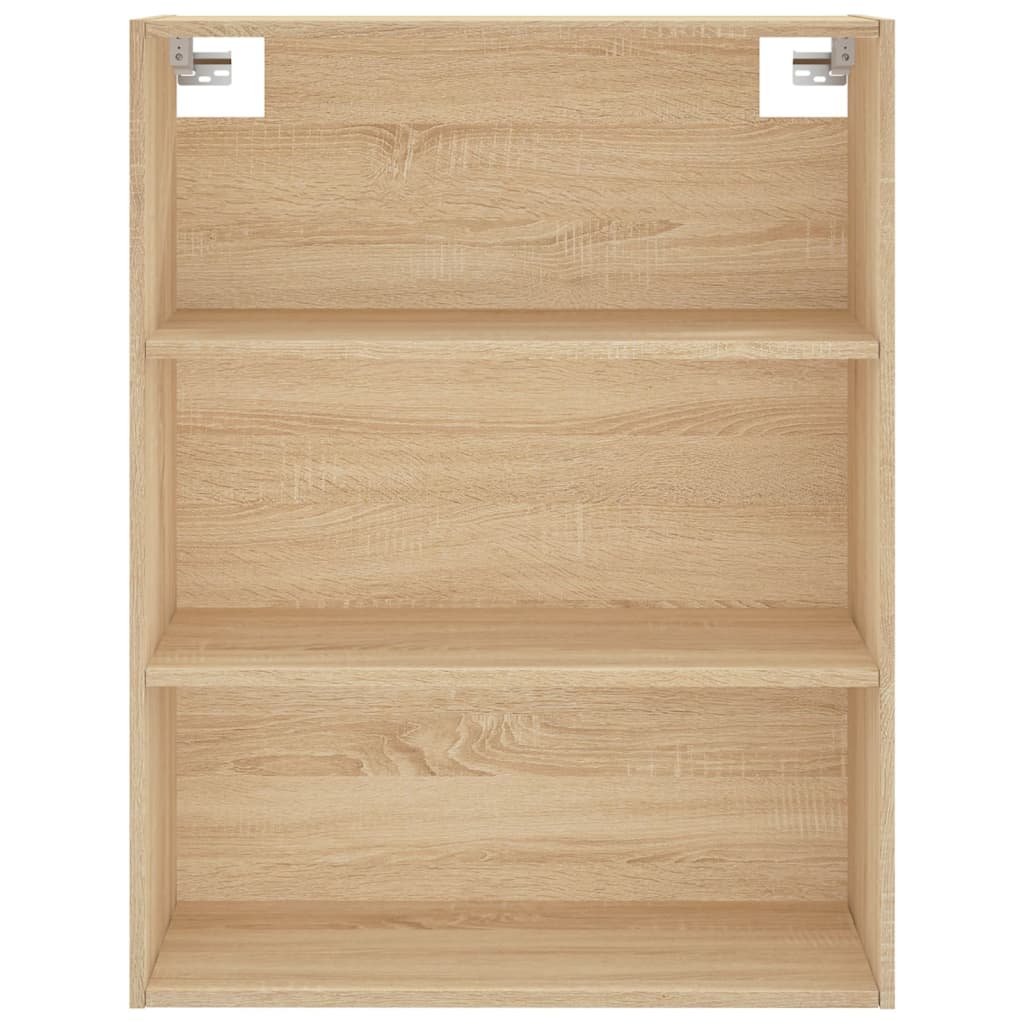 Highboard Hochglanz-Weiß 69,5x34x180 cm Holzwerkstoff