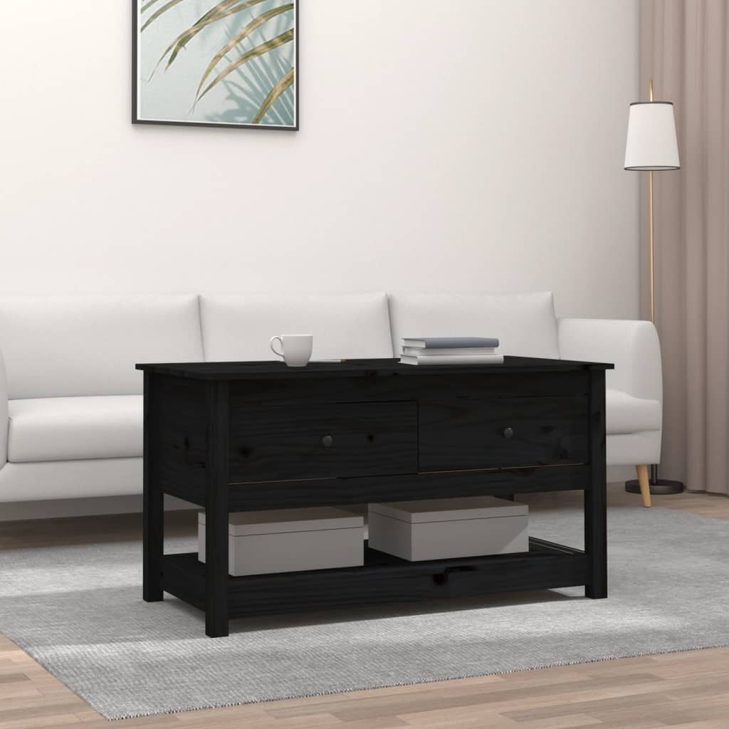 Couchtisch 102x49x55 cm Massivholz Kiefer
