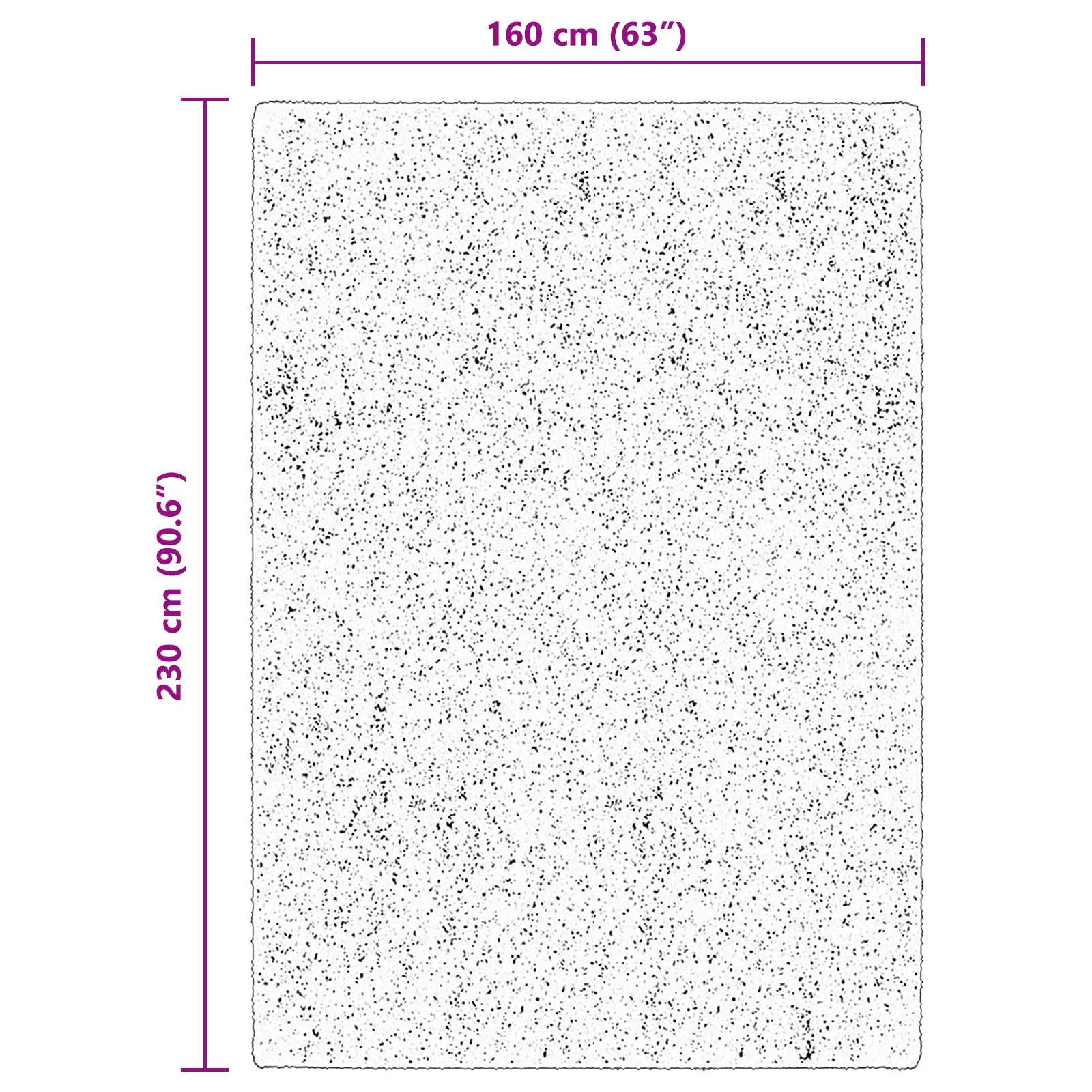 Teppich HUARTE Kurzflor Weich und Waschbar Anthrazit 60x110 cm