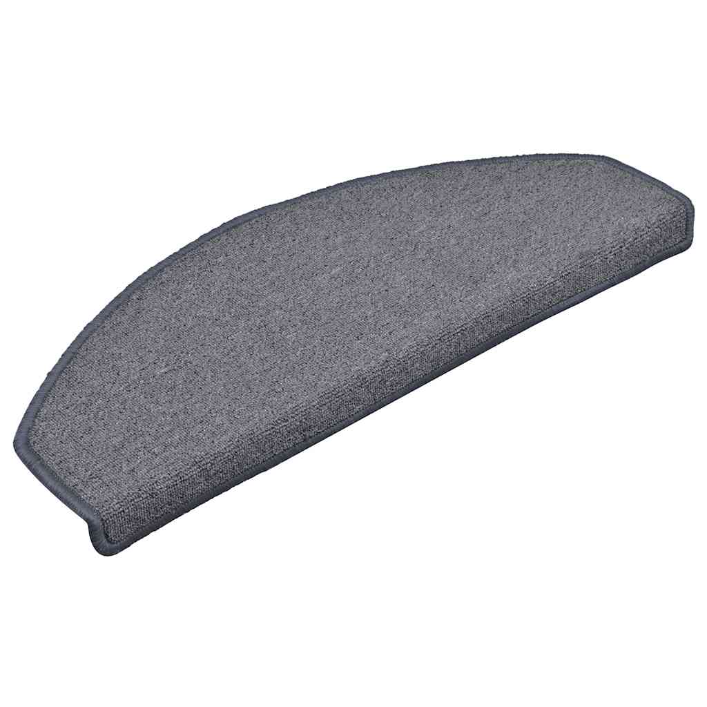 Stufenmatten 15 Stk. 56x17x3 cm Anthrazit Halbrund
