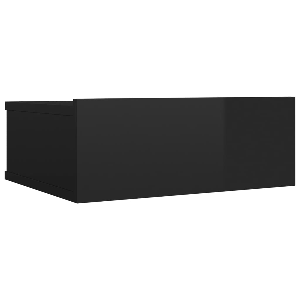 Hängender Nachttisch Weiß 40x30x15 cm Holzwerkstoff