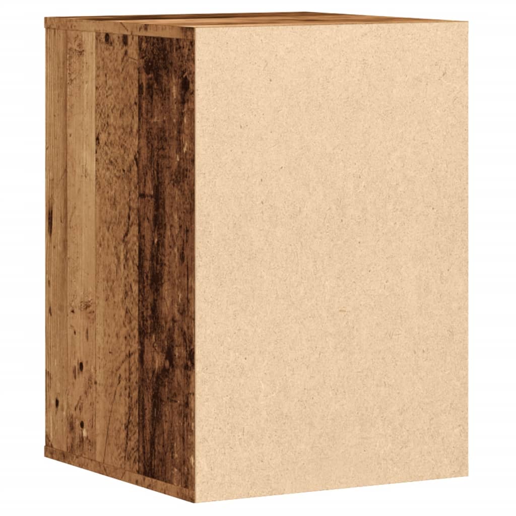 Schubladenschrank Schwarz Eichen-Optik 41 x 40 x 58 cm