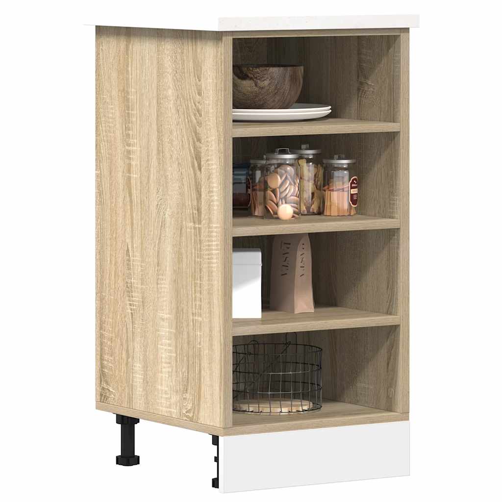 Unterschrank Lyon Weiß 60x46x81,5 cm Holzwerkstoff