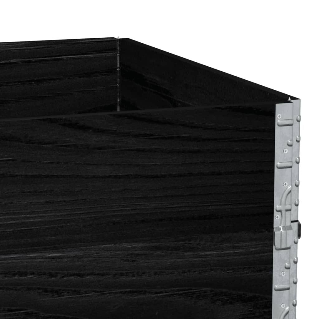 Pflanzkasten Grau 150x100 cm Massivholz Kiefer