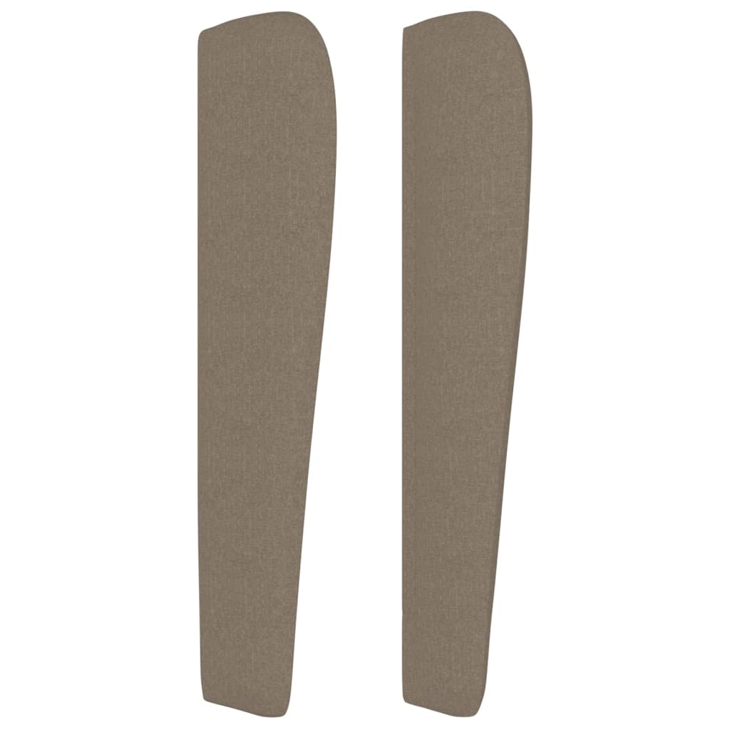Kopfteil mit Ohren Dunkelgrau 83x23x78/88 cm Stoff