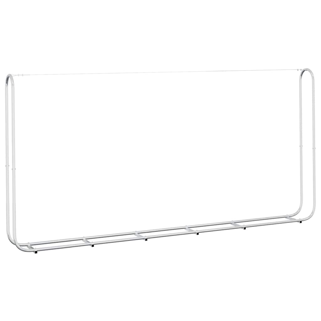 Kaminholzregal 100x25x150 cm Stahl verzinkt