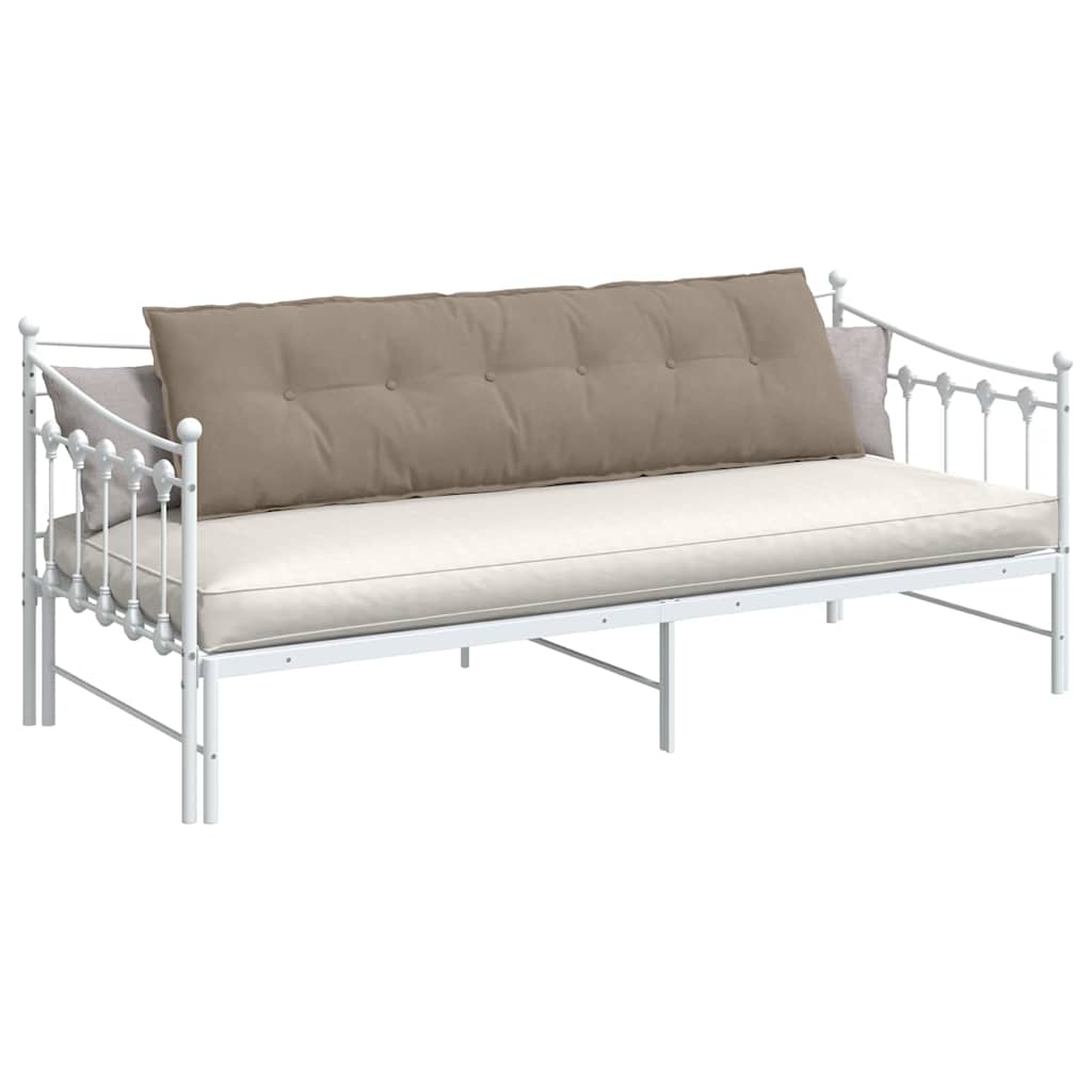 Rückenkissen Taupe 50 x 45 cm Mikrofaserstoff